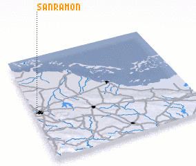 3d view of San Ramón