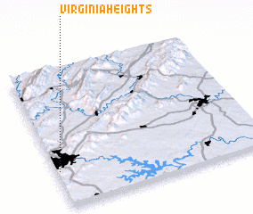 3d view of Virginia Heights