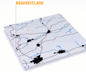 3d view of Beaver Island