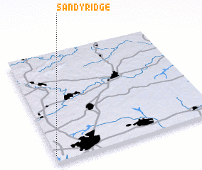 3d view of Sandy Ridge