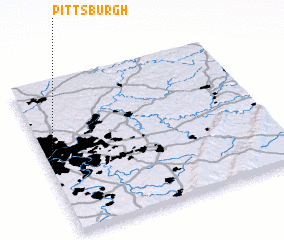 3d view of Pittsburgh