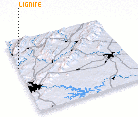 3d view of Lignite