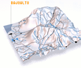 3d view of Bajo Alto