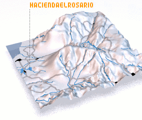 3d view of Hacienda El Rosario