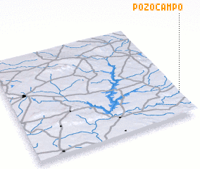 3d view of Pozo Campo