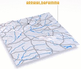 3d view of Arraial da Fainina