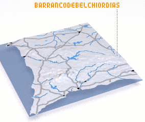 3d view of Barranco de Belchior Dias