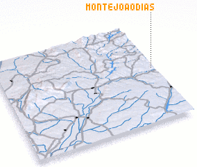 3d view of Monte João Dias