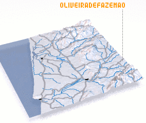 3d view of Oliveira de Fazemão