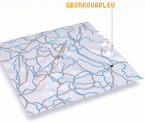 3d view of Gbonkouapleu