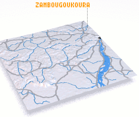 3d view of Zambougou Koura