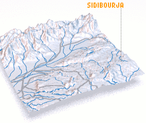 3d view of Sidi Bou Rja