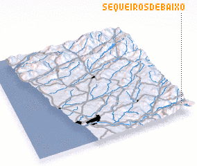 3d view of Sequeiros de Baixo