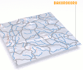 3d view of Bakorokoro