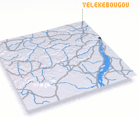 3d view of Yélékébougou