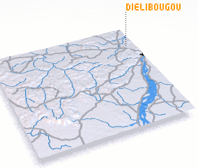 3d view of Diélibougou