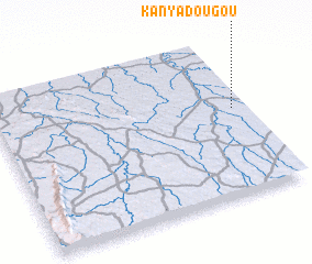 3d view of Kanyadougou