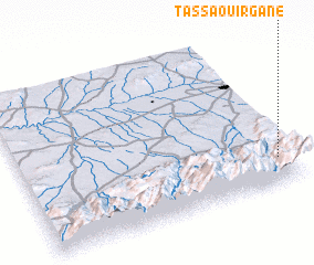 3d view of Tassa Ouirgane