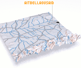 3d view of Aït Bella Ou Saïd