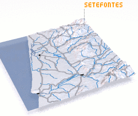 3d view of Sete Fontes