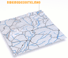 3d view of Ribeiro do Soutelinho