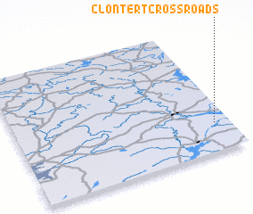 3d view of Clontert Cross Roads