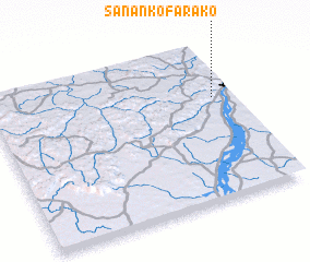 3d view of Sananko Farako