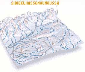 3d view of Sidi Belkassem Ou Moussa