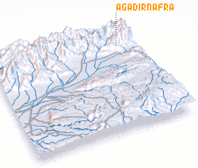 3d view of Agadir nʼ Afra