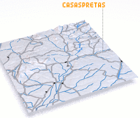 3d view of Casas Pretas