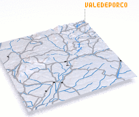 3d view of Vale de Porco