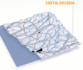 3d view of Santa Leocádia