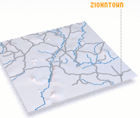 3d view of Ziohn Town