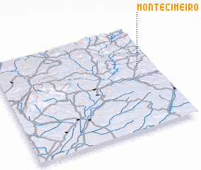 3d view of Monte Cimeiro