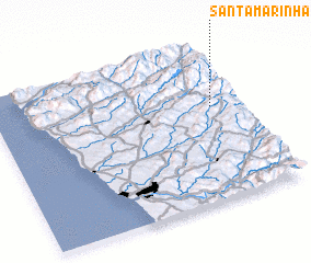 3d view of Santa Marinha