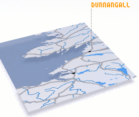 3d view of Dún na nGall