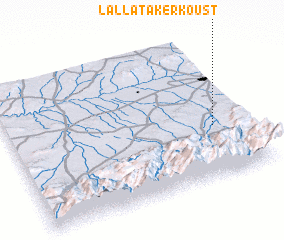 3d view of Lalla Takerkoust