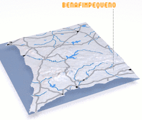 3d view of Benafim Pequeno