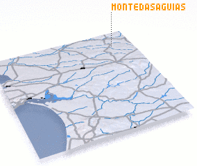 3d view of Monte das Águias