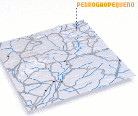 3d view of Pedrógão Pequeno