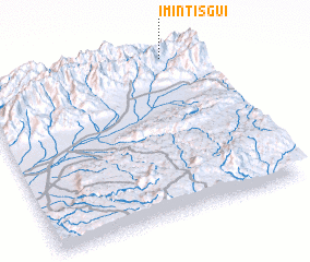 3d view of Imi nʼTisgui