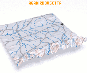 3d view of Agadir Bou Setta