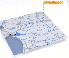 3d view of Amoreira de Cima