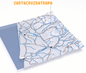 3d view of Santa Cruz da Trapa