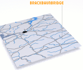 3d view of Brackbaun Bridge