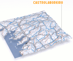 3d view of Castro Laboreiro