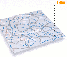 3d view of Médina