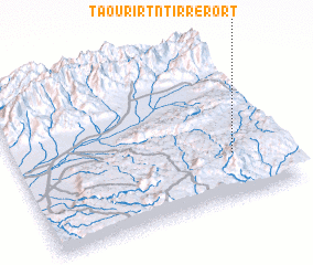 3d view of Taourirt nʼ Tirrerort