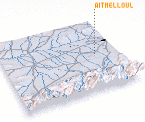 3d view of Aït Melloul