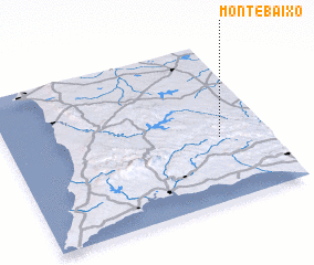 3d view of Monte Baixo